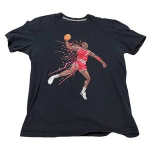 Jordan Brand Fire Red Three Michael Jordan T Shirt Size: Large